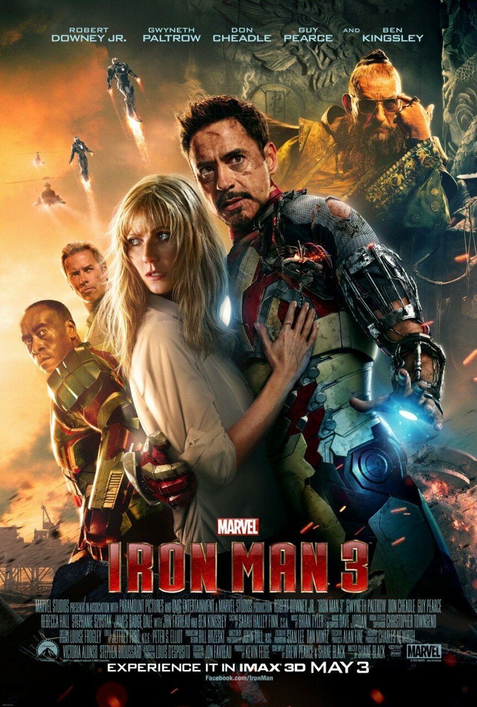 Iron Man 3 - Marvel Studios - 71 timers film-maraton: I denne rækkefølge skal du se Marvel filmene