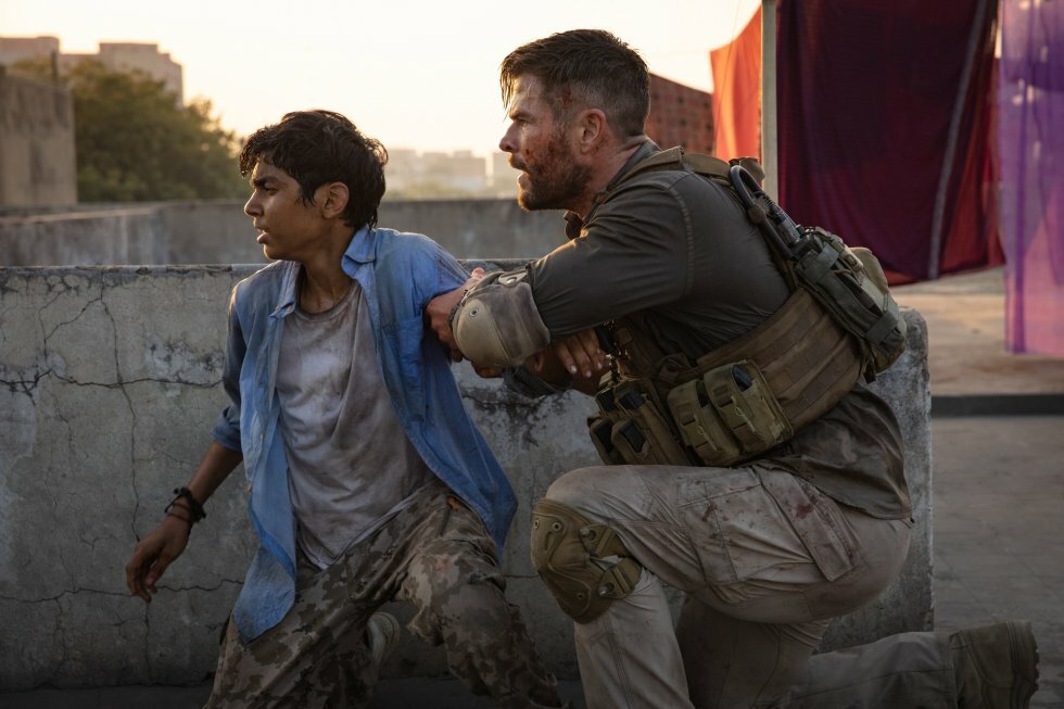 Chris Hemsworth i Extraction - Foto: Jasin Boland/Netflix - De bedste film på Netflix lige nu
