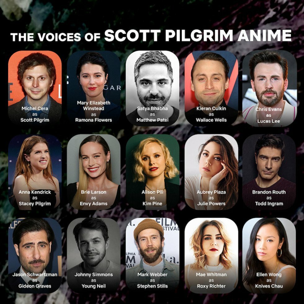 Voicecastet på Scott Pilgrim The Anime - Foto: Netflix PR - Orignalcastet fra Scott Pilgrim vs. The World vender tilbage i ny anime-serie