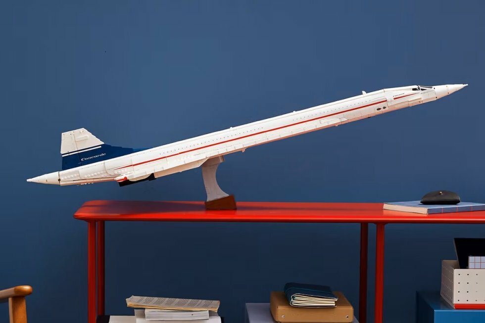 LEGO har lanceret en byg-selv Concorde med 2083 klodser