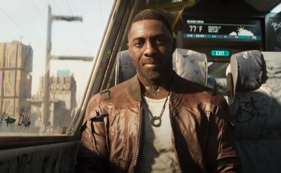 CGI-Idris Elba er overbevisende cool i introen til Cyberpunks næste kapitel