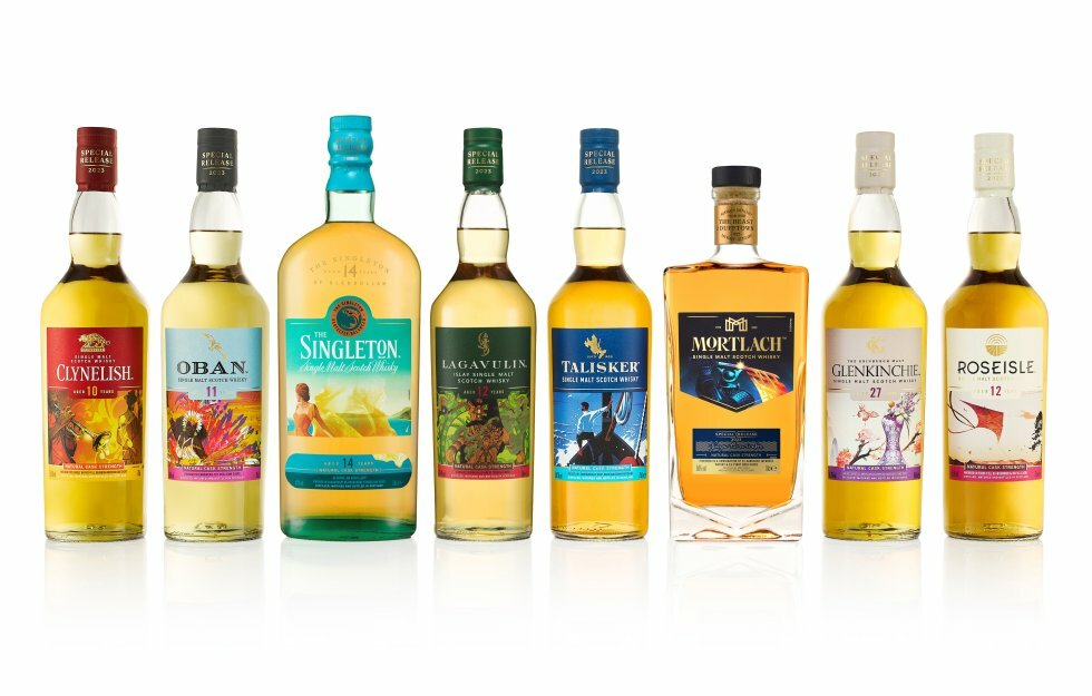 Diageo har løftet sløret for 2023 Special Releases Collection på whiskyfronten