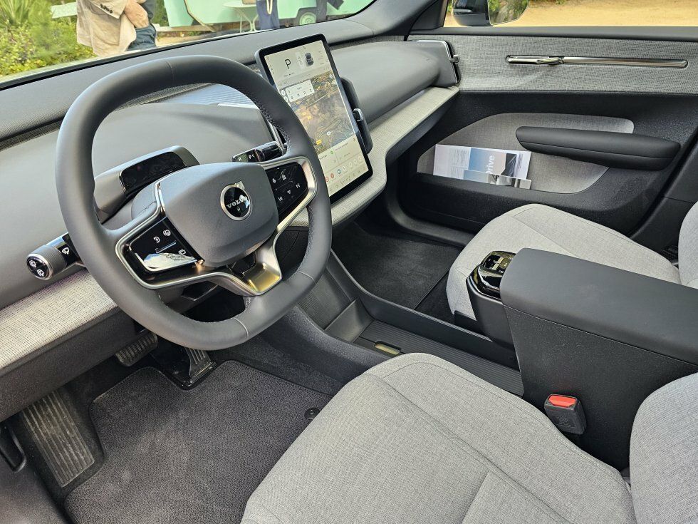 Det "centraliserede" cockpit. - Testkørt: Volvo EX30