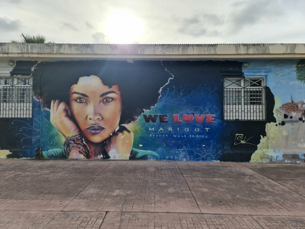 Gadekunst i Marigot. - Rejse-reportage: Caribisk eventyr på St. Martin