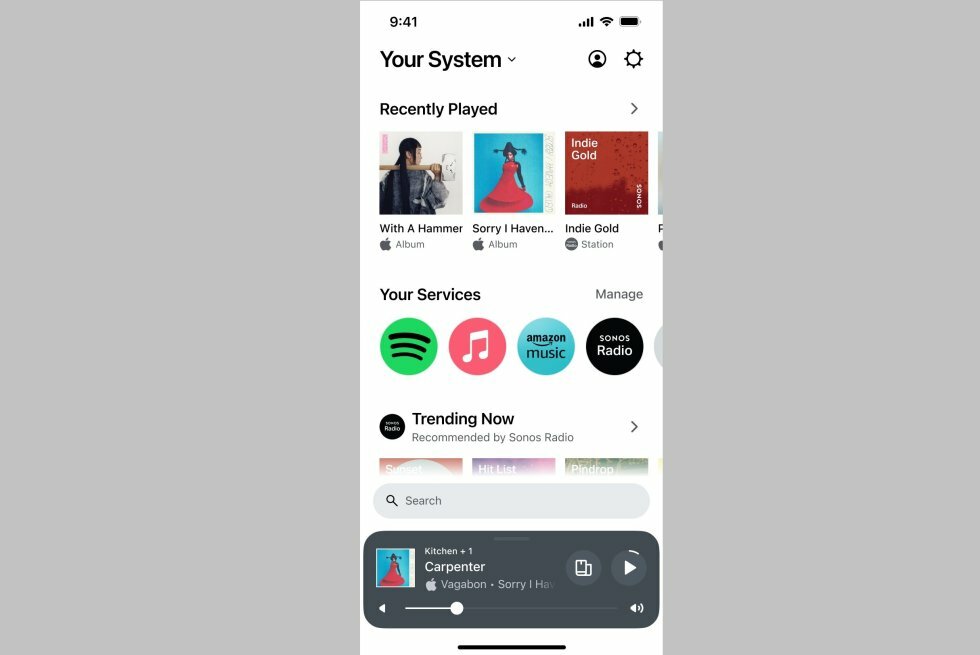 Sonos nye app-brugerflade - ny startside - Sonos er klar med omfattende redesign af app for første gang i fire år