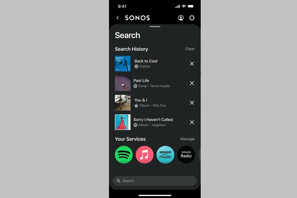 Sonos nye app-brugerflade - global søgning - Sonos er klar med omfattende redesign af app for første gang i fire år