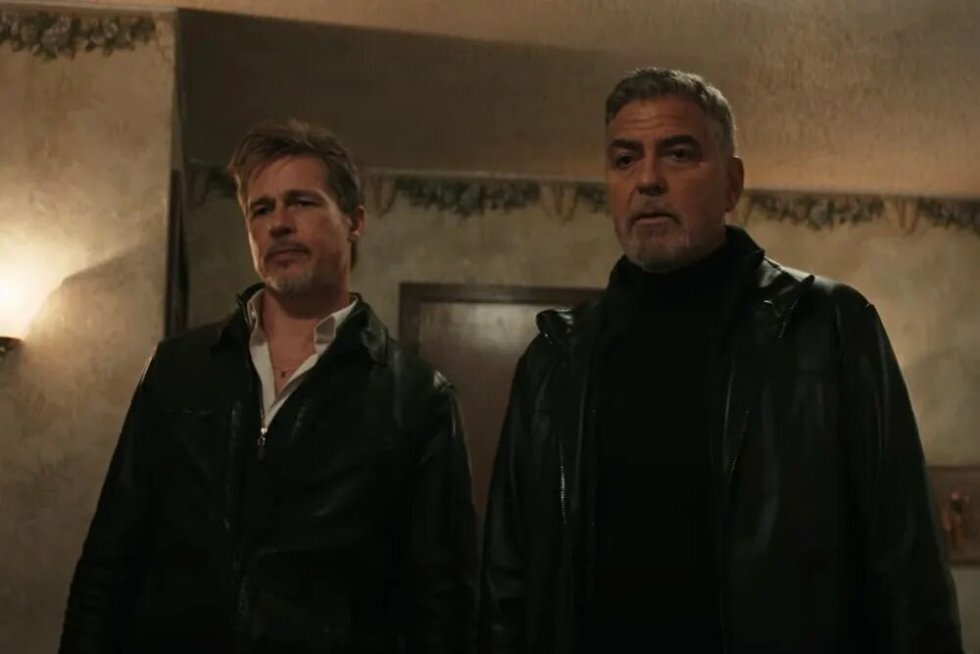 George Clooney og Brad Pitt genforenes i ny actionkomedie, Wolfs