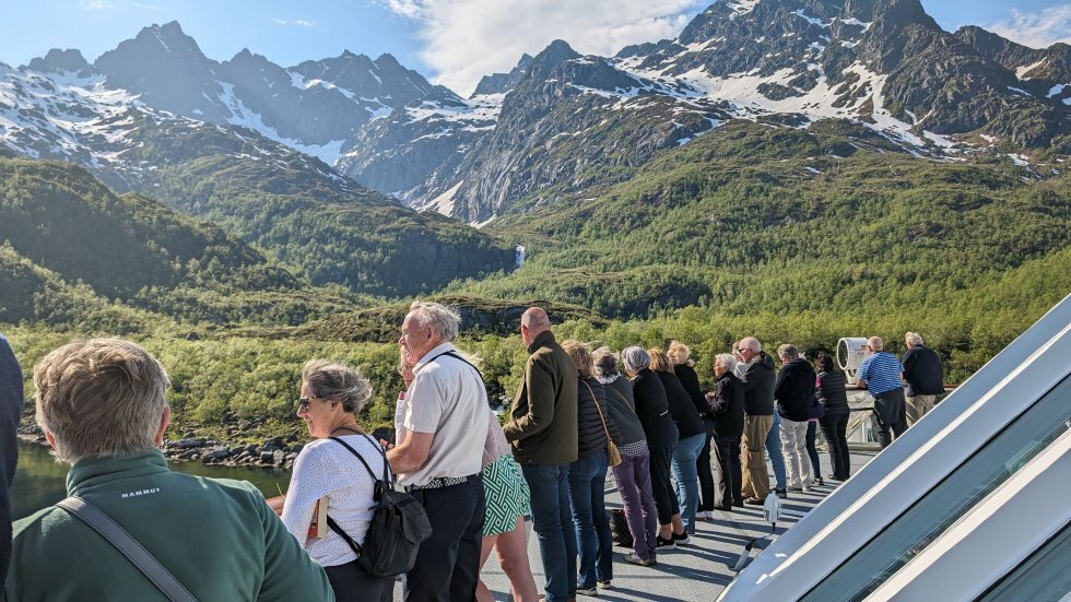 Storslået udsigt ved Trollfjorden. - Rejse-reportage: Eventyrligt sejlads med Havila Kystruten
