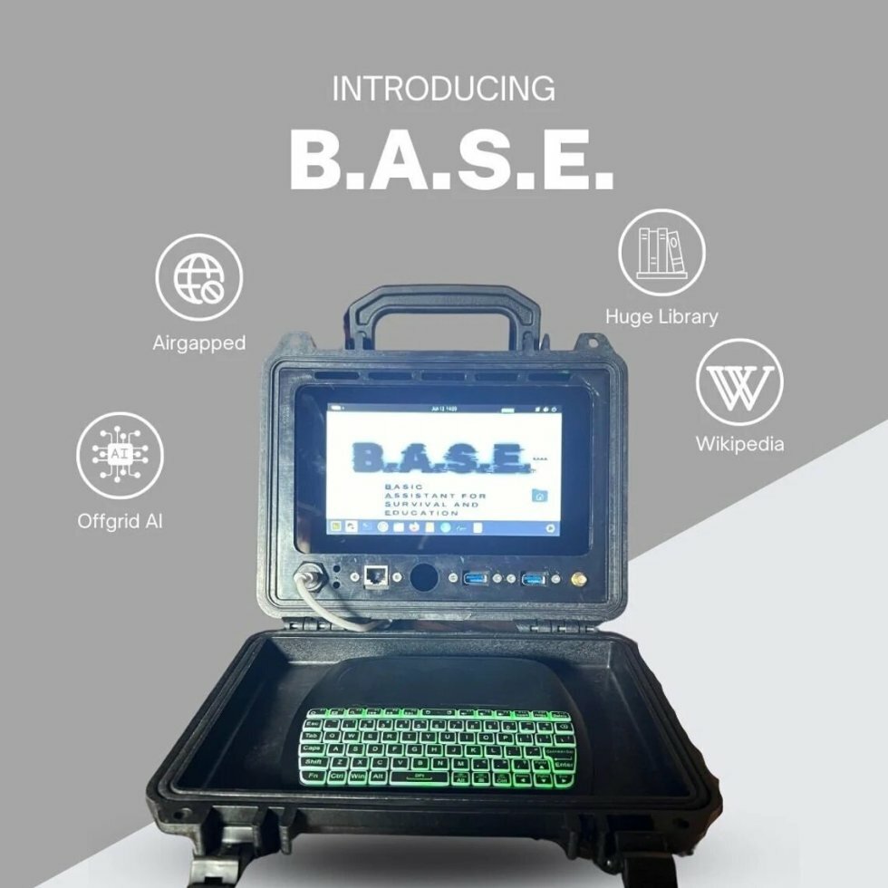 B.A.S.E. Offline AI Computer er måske den ultimative prepper-PC!