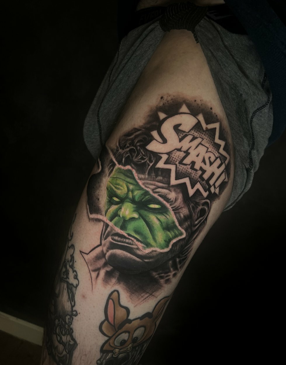 Bad-ass Hulk-tattoo! - De Danske Tatovører: Søren Ardal