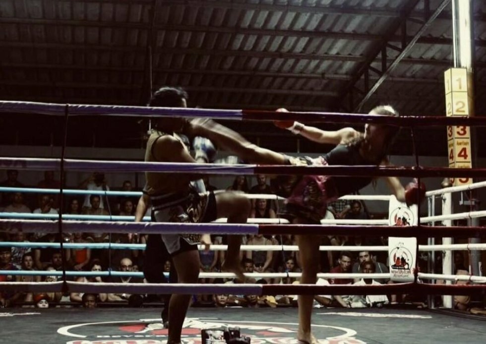 Fra Carolines eventyr i Thailand - Foto: Privat - MMA-fighter Caroline Møller: Fra Thailand til DFC 