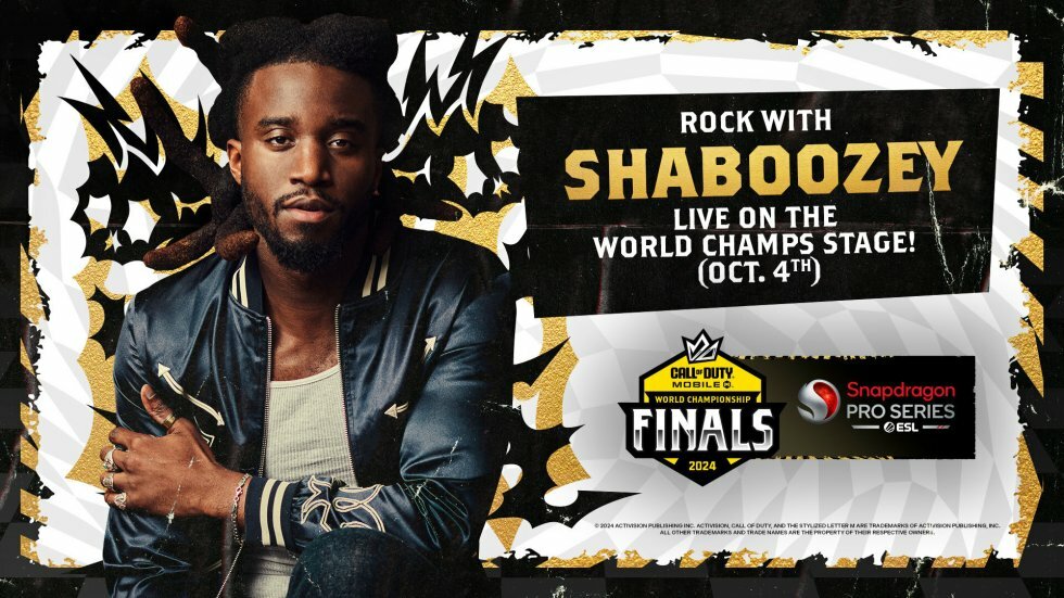 Shaboozey headliner Call of Duty: Mobile World Championship Finals 2024