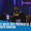 Kanye West holds first presidential campaign rally in South Carolina - Kanye afholder sit første vælgermøde og bryder i gråd