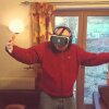 Dad playing on Samsung Gear VR - Mand prøver virtual reality for første gang