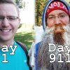 911 DAYS OF BEARD GROWTH TIME LAPSE - ROUND THE WORLD TRIP - En bros bombastiske beard-transformation