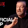 Ricky Gervais: SuperNature | Official Clip | Netflix - Ricky Gervais kommer til Danmark med nyt standup-show i 2023