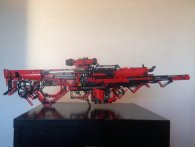Dette fantastiske lego-gevær, der har taget en fyr 3,5 år at bygge, er til salg