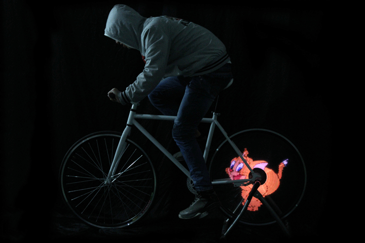 Nu kan du snart smide animerede GIFs i dit cykelhjul!