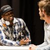 Interviewet er igang (Foto af Michael Holst) - 50 Cent indtager strøget