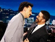 Borat besøgte Jimmy Kimmel i aftes
