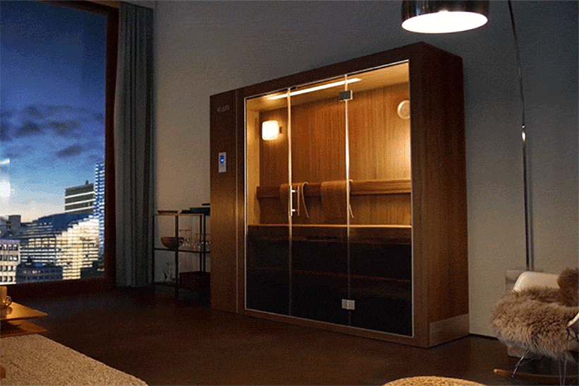 Folde-ud sauna er perfekt til mindre hjem