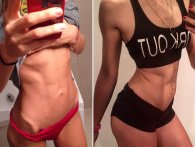 Instagram redder ung kvinde ud af spiseforstyrrelse; fra undervægtig til fit og tonet