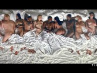 Kanye Wests nye musikvideo provokerer med nøgen kendisser