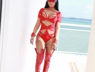 Hotte backstage-shoots af Nicki Minaj under optagelserne af Futures nye musikvideo