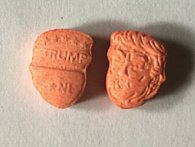 Ecstasy-piller formet som Trumps hoved er et hit i USA