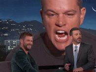 Matt Damon spolerer Jimmy Kimmels interview med Chris Hemsworth
