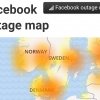 Heatmap for Facebook-fejlsøgninger - Facebook og Instagram går midlertidigt ned, efter instagram grundlæggeres pludselige exit. 