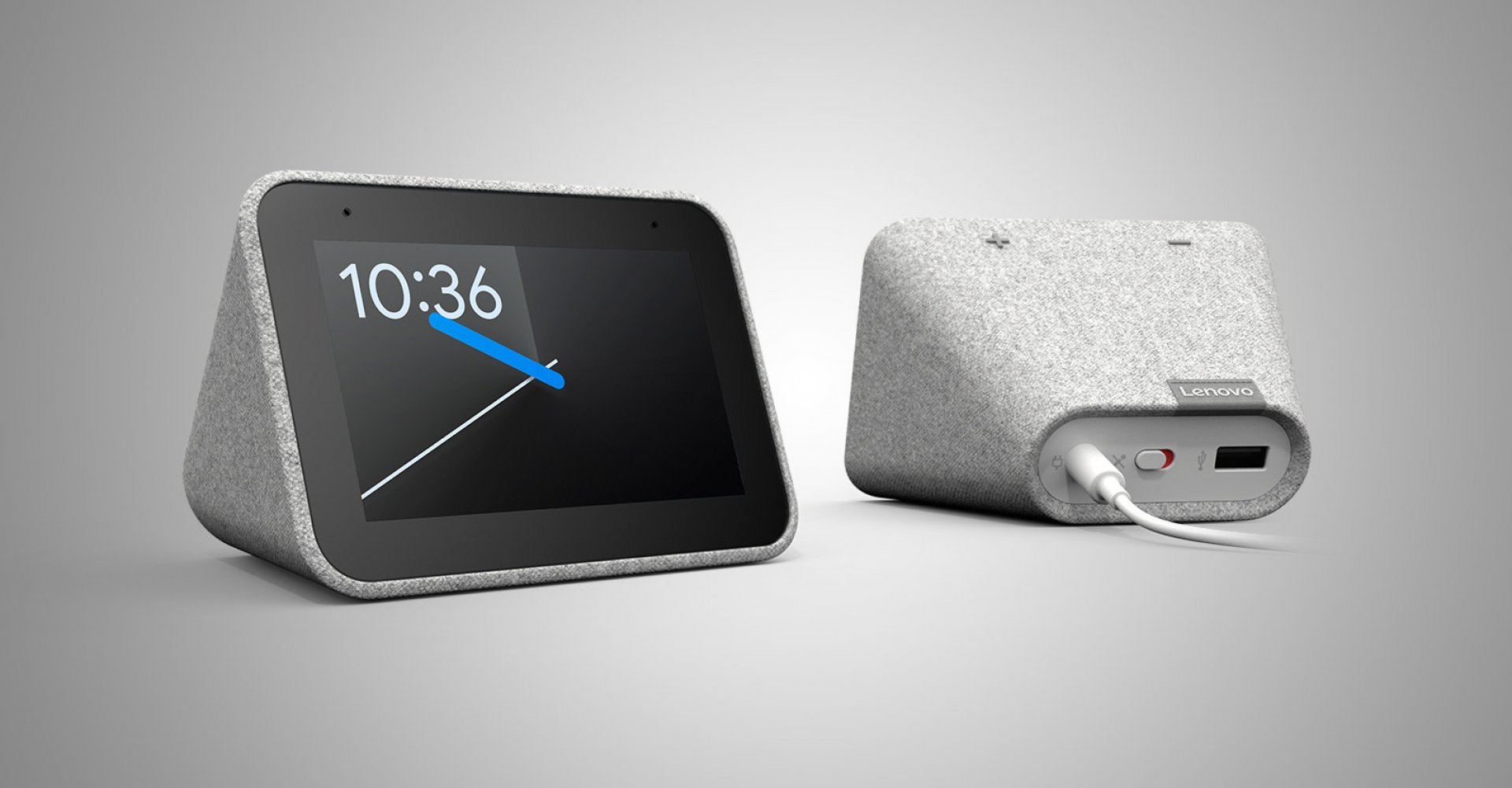 bronze Jep Påvirke Lenovo Smart Clock: Vækkeur med indbygget Google Assistant højttaler |  Connery