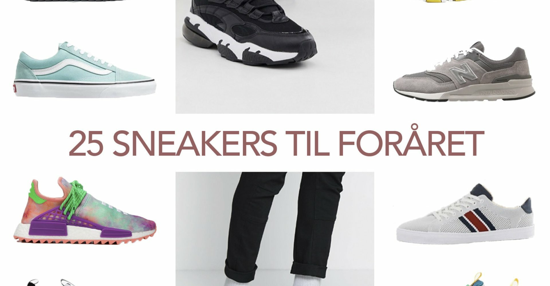 25 sneakers: og tendenser 2019 | Connery