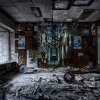Resterne af et postkontor - Pripyat: Spøgelsesbyen fra Chernobyl-ulykken
