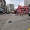 Den røde bygning er det ældste vådmarked i Macao. Det er på verdensarvslisten - Turen går til: Macao