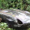 Vintage-jaguar restaureret efter 30 år i regn og slud