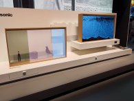 Panasonic arbjeder på gennemsigtigt OLED TV