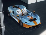 McLaren Elva iklædes de ikoniske Gulf-farver