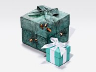 Daniel Arsham har lavet sit take på Tiffany & Co's klassiske gaveæske