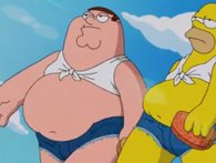 Episk optakt til crossover mellem Family Guy og The Simpsons