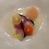 Linefanget makrel med tomat-konsumé. - Restaurant-anmeldelse: Connection by Alan Bates