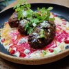 Okse- og lammekebab på Restaurant NENI! - Hotel-anmeldelse: 25Hours Hotel CPH