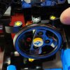 Fed detalje: Paddleshifterne bag rattet styrer rent faktisk den sekventielle gearkasse, der rent faktisk har funktion - Vi bygger: LEGO Technic Ferrari Daytona SP3 (42143)