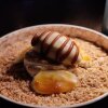 Yuzubanan-is med marengs og crumble. - Restaurant-anmeldelse: Restaurant ISSEI