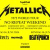 Metallica M72 World Tour - Metallica har annonceret to nye koncerter i Danmark