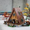 LEGO A-hytte 21338 - Skab din egen vinterhygge med LEGO's nye A-hytte 18+ byg
