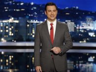 Jimmy Kimmel troller en dansker blandt publikum