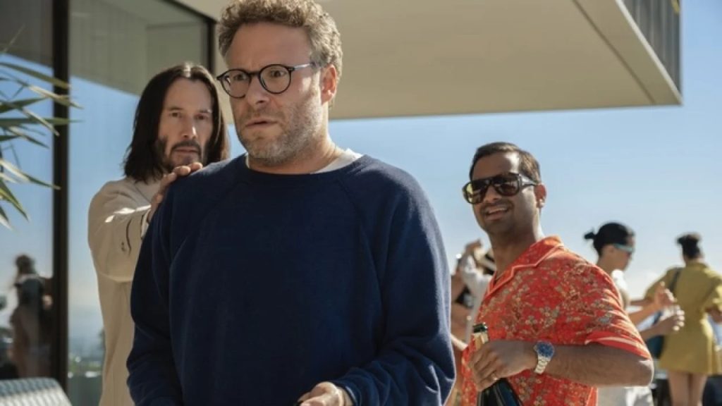 Keanu Reeves spiller bizar skytsengel over for Seth Rogen i Aziz Ansaris debutfilm ‘Good Fortune’