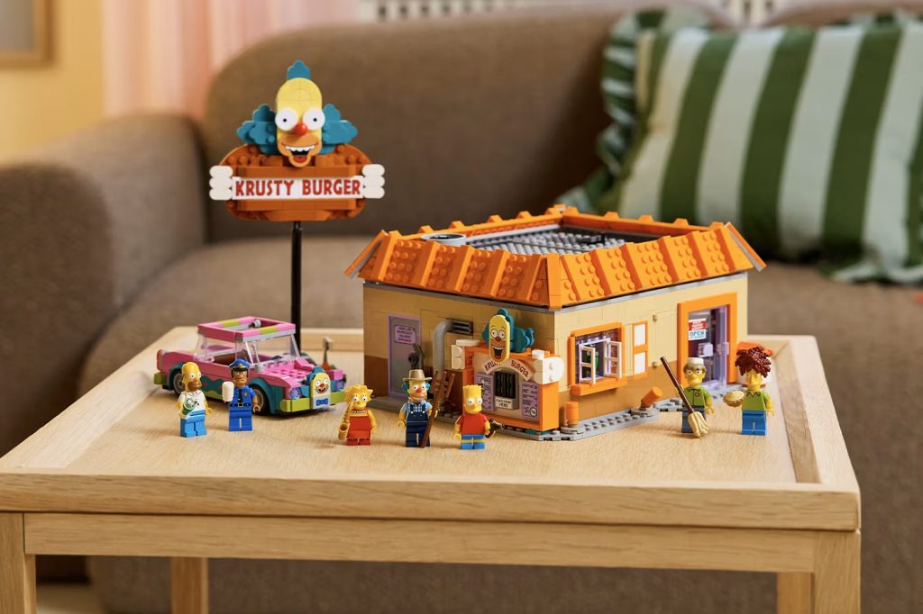 LEGO og The Simpsons slår sig sammen på et Krusty Burger-sæt