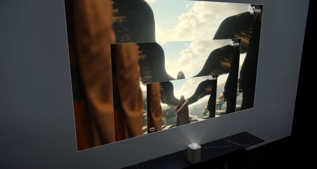 Samsung afslører The Premiere 5: Projektor forvandler din væg eller dit bord til en 100″ touchskærm